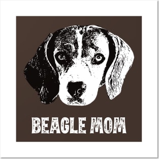 Beagle Mom Beagle Design Posters and Art